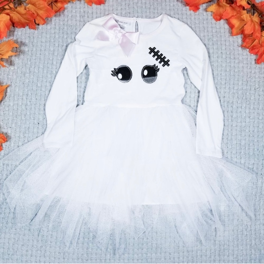Bonnie Jean warm Halloween mummy tutu dress